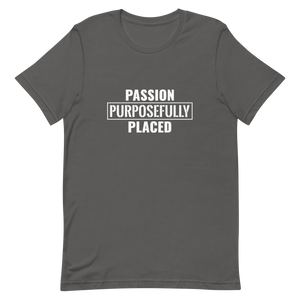 Passion Purposefully Placed Unisex t-shirt