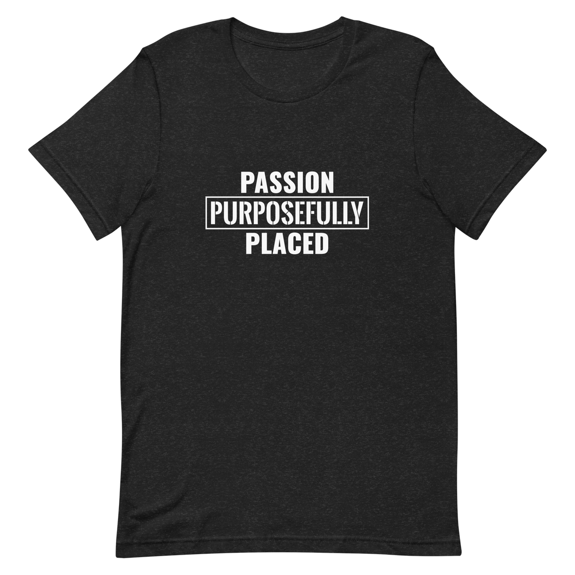 Passion Purposefully Placed Unisex t-shirt